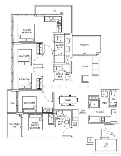 Cheapest 5 bed freehold! Door step to M.R.T!, , 5 Bedrooms, 1,528 sqft, Condominium For Sale, by Eugene Ng, 500190287 - PropertyGuru.com.sg