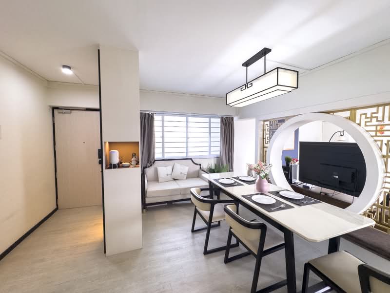 699 Hougang Street 52, 699 Hougang Street 52, 3 Bedrooms, 1,292 sqft, HDB Flat For Sale, by Denise Lee, 500190366 - Living Room - PropertyGuru.com.sg