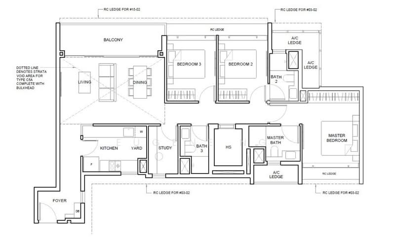 1km to Hong Wen School!, , 4 Bedrooms, 1,281 sqft, Condominium For Sale, by Eugene Ng, 500190442 - PropertyGuru.com.sg