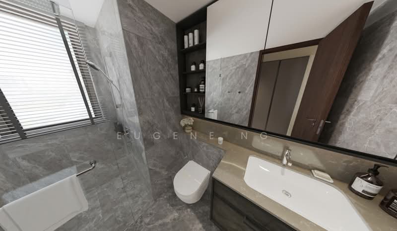 Cheapest 5 bed by renowned developer! MRT and shopping mall nearby!, , 5 Bedrooms, 1,690 sqft, Condominium For Sale, by Eugene Ng, 500190455 - Bathroom - PropertyGuru.com.sg