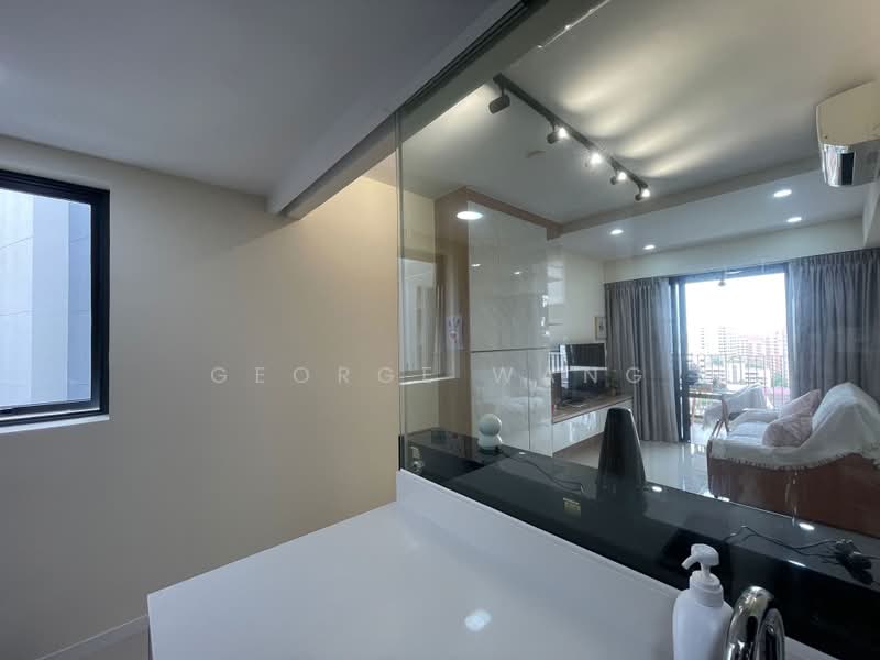 Riverfront Residences, 41 Hougang Avenue 7, 3 Bedrooms, 872 sqft, Condominium For Rent, by George Wang, 500190476 - Living Room - PropertyGuru.com.sg