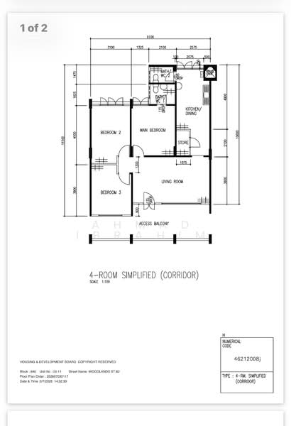 840 Woodlands Street 82, 840 Woodlands Street 82, 3 Bedrooms, 904 sqft, HDB Flat For Sale, by Ahmad Ibrahim, 500190494 - PropertyGuru.com.sg