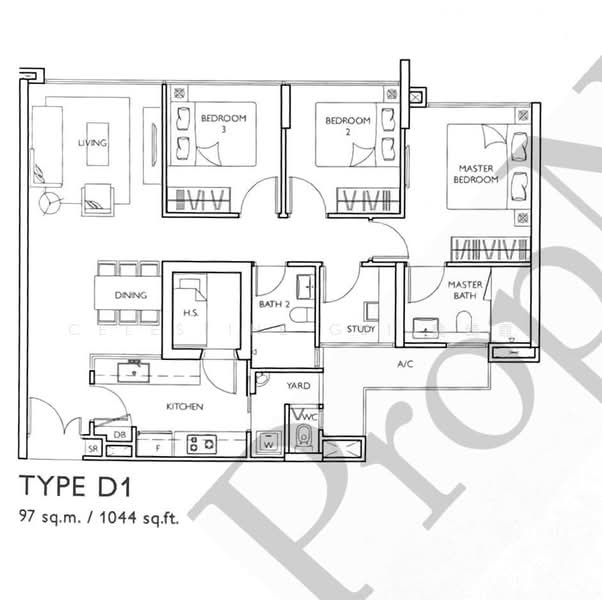 Prive, 31 Punggol Field, 3 Bedrooms, 1,130 sqft, Executive Condominium For Rent, by Celestine Gui 魏绮霞, 500190527 - PropertyGuru.com.sg