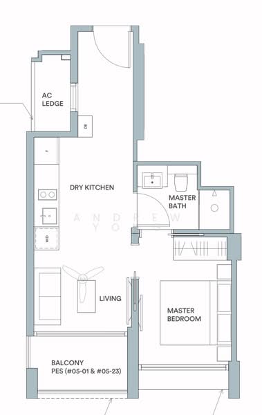 Park Place Residences, 6 Paya Lebar Road, 1 Bedroom, 487 sqft, Condominium For Sale, by Andrew Yong, 500190563 - PropertyGuru.com.sg