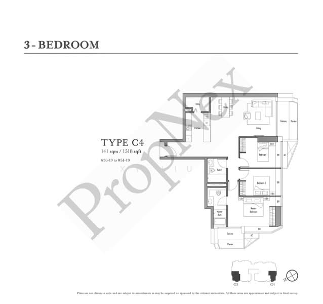V on Shenton, 5 Shenton Way, 3 Bedrooms, 1,518 sqft, Condominium For Rent, by XY Liu, 500190571 - PropertyGuru.com.sg