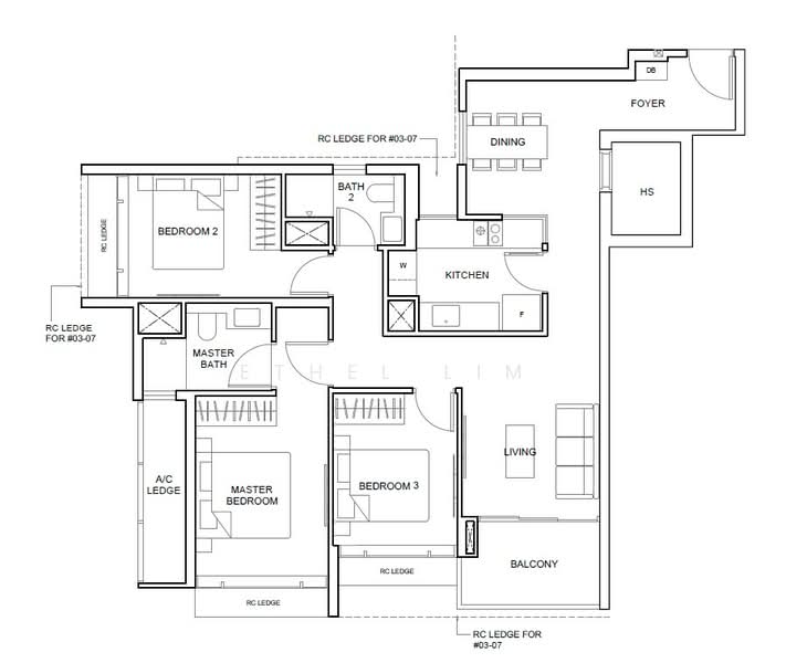 The Arcady At Boon Keng, 1037 Serangoon Road, 3 Bedrooms, 1,087 sqft, Condominium For Sale, by Ethel Lim, 500190574 - PropertyGuru.com.sg