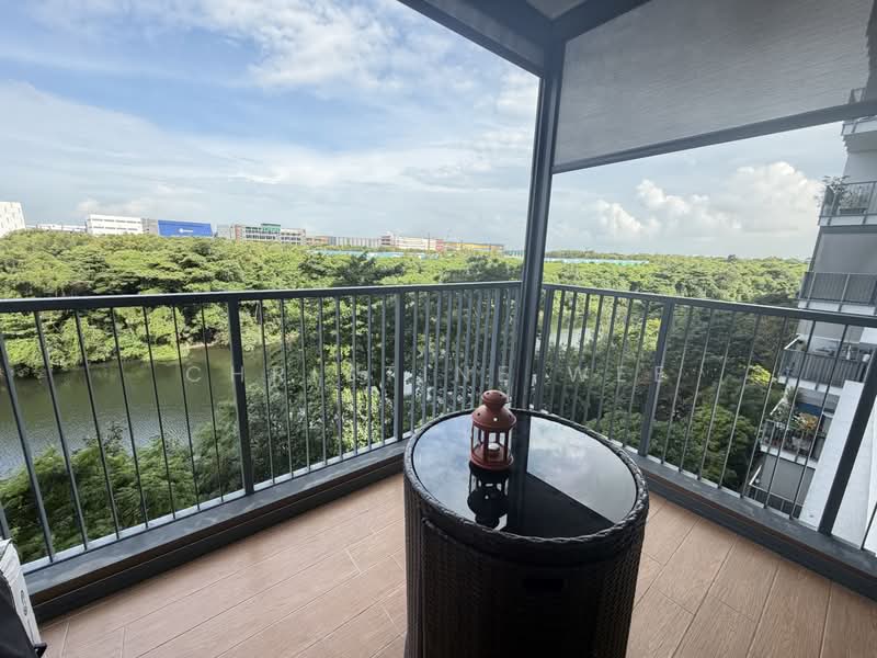 Kingsford Waterbay, 84 Upper Serangoon View, 3 Bedrooms, 883 sqft, Condominium For Sale, by Christine Wee, 500190582 - Balcony - PropertyGuru.com.sg