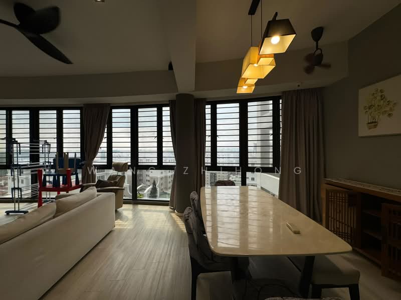 Seasons Park, 491 Yio Chu Kang Road, 4 Bedrooms, 1,539 sqft, Condominium For Rent, by Wang ZhiHong, 500190600 - Living Room - PropertyGuru.com.sg