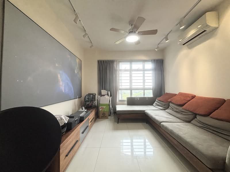 83A Circuit Road, 83A Circuit Road, 4 Bedrooms, 1,033 sqft, HDB Flat For Sale, by Jerry Ni, 500190630 - Living Room w 100in 4k Laser Projector - PropertyGuru.com.sg