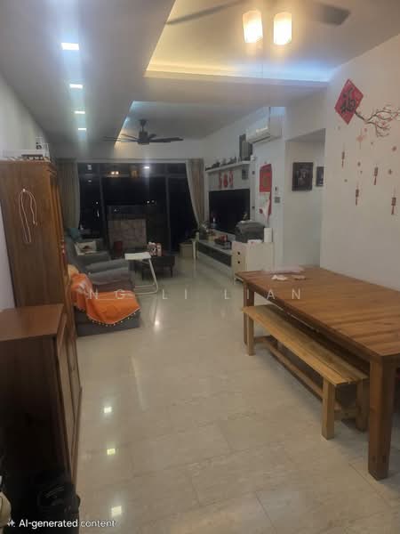 Carissa Park Condo, 2 Flora Drive, 4 Bedrooms, 1,647 sqft, Condominium For Rent, by Ng Li Lian, 500190727 - Living Room - PropertyGuru.com.sg