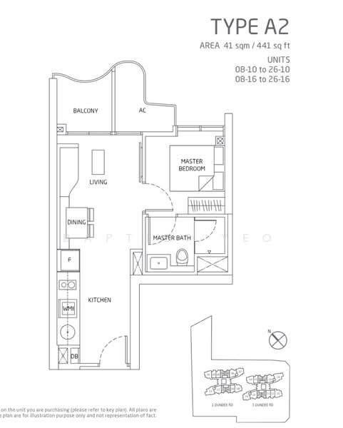 Queens Peak, 1 Dundee Road, 1 Bedroom, 441 sqft, Condominium For Rent, by Baptist Yeo, 500190752 - PropertyGuru.com.sg