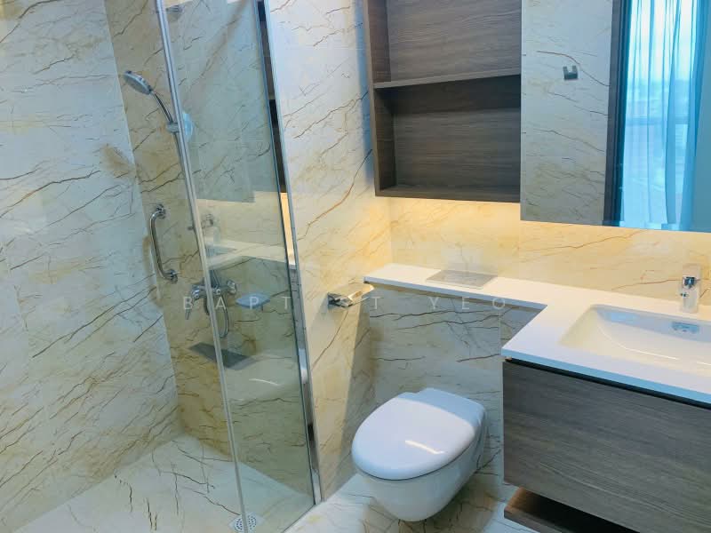 Queens Peak, 1 Dundee Road, 1 Bedroom, 441 sqft, Condominium For Rent, by Baptist Yeo, 500190752 - Bathroom - PropertyGuru.com.sg