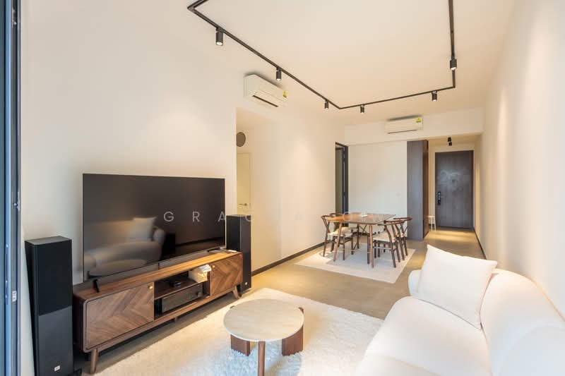 Midtown Modern, 18 Tan Quee Lan Street, 3 Bedrooms, 1,066 sqft, Condominium For Sale, by Gracia Ow, 500190754 - Living Room - PropertyGuru.com.sg