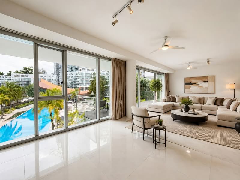 Reflections at Keppel Bay, 9 Keppel Bay View, 4 Bedrooms, 2,928 sqft, Condominium For Sale, by Vevien Ong, 500190778 - Living Room - PropertyGuru.com.sg