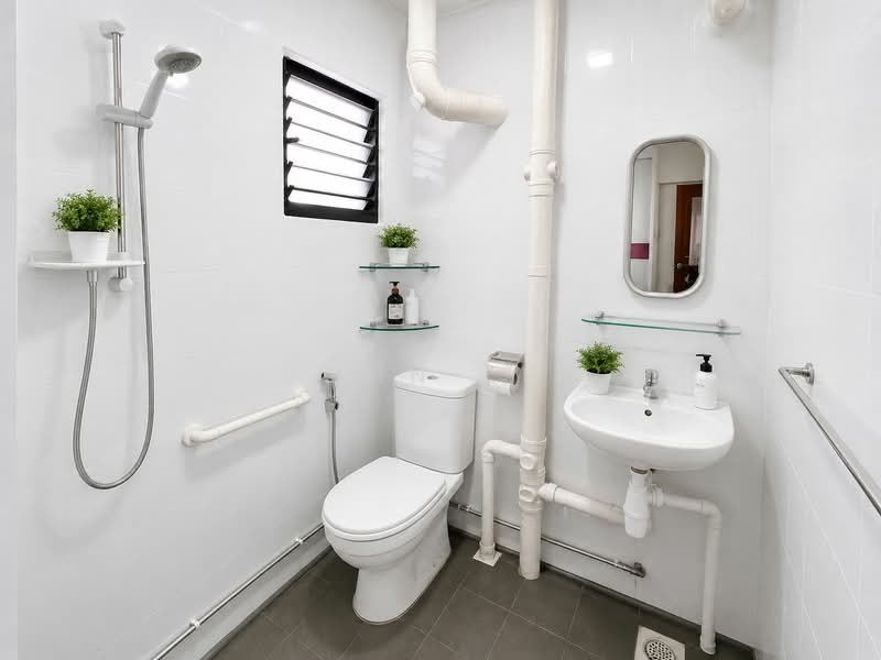 183 Bukit Batok West Avenue 8, 183 Bukit Batok West Avenue 8, 3 Bedrooms, 980 sqft, HDB Flat For Sale, by John Lee, 500190818 - Bathroom - PropertyGuru.com.sg