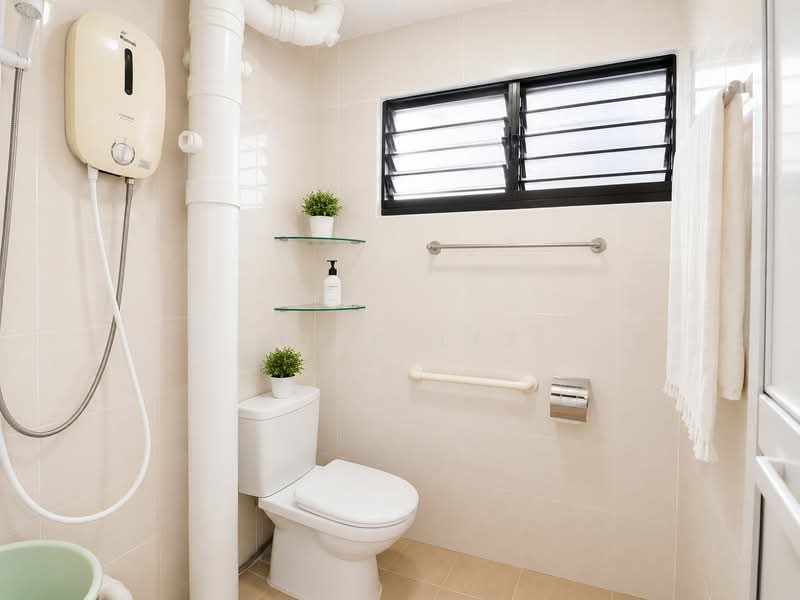 183 Bukit Batok West Avenue 8, 183 Bukit Batok West Avenue 8, 3 Bedrooms, 980 sqft, HDB Flat For Sale, by John Lee, 500190818 - Bathroom - PropertyGuru.com.sg