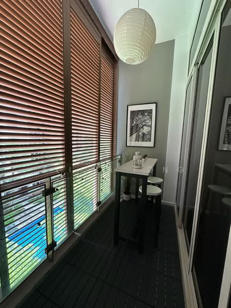 The Greenwich, 1 Seletar Road, 1 Bedroom, 603 sqft, Condominium For Sale, by Alicia Fong, 500190842 - Balcony - PropertyGuru.com.sg