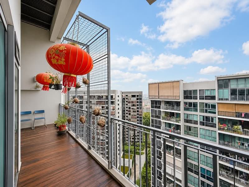 Esparina Residences, 115 Compassvale Bow, 3 Bedrooms, 1,776 sqft, Executive Condominium For Sale, by Shawa G B, 500190847 - Balcony - PropertyGuru.com.sg