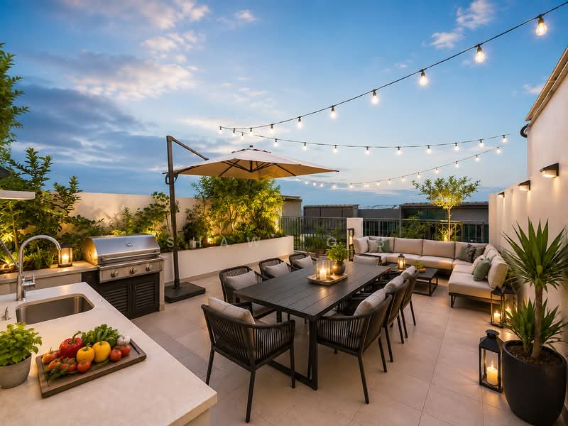 Esparina Residences, 115 Compassvale Bow, 3 Bedrooms, 1,776 sqft, Executive Condominium For Sale, by Shawa G B, 500190847 - Potential for an outdoor dining look - PropertyGuru.com.sg