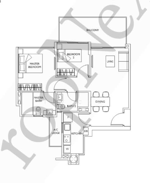 The Luxurie, 25 Compassvale Road, 2 Bedrooms, 775 sqft, Condominium For Sale, by Ivy Cho, 500190862 - PropertyGuru.com.sg