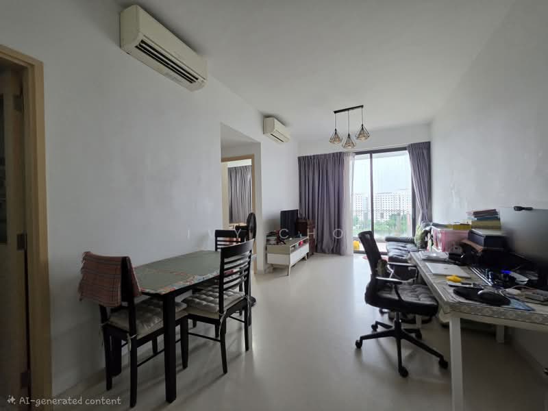 The Luxurie, 25 Compassvale Road, 2 Bedrooms, 775 sqft, Condominium For Sale, by Ivy Cho, 500190862 - Living Room - PropertyGuru.com.sg