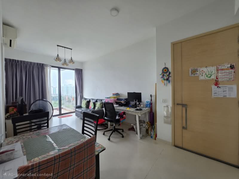 The Luxurie, 25 Compassvale Road, 2 Bedrooms, 775 sqft, Condominium For Sale, by Ivy Cho, 500190862 - Living Room - PropertyGuru.com.sg