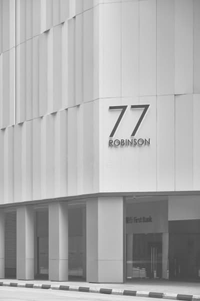 Robinson 77, 77 Robinson Road, 2,659 sqft, Office For Rent, by Sally Huang 黄文雅, 500190871 - Exterior - CommercialGuru.com.sg
