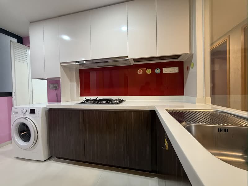 Twin Waterfalls, 108 Punggol Walk, 3 Bedrooms, 1,109 sqft, Executive Condominium For Rent, by Teo En Jia, 500190876 - Kitchen - PropertyGuru.com.sg