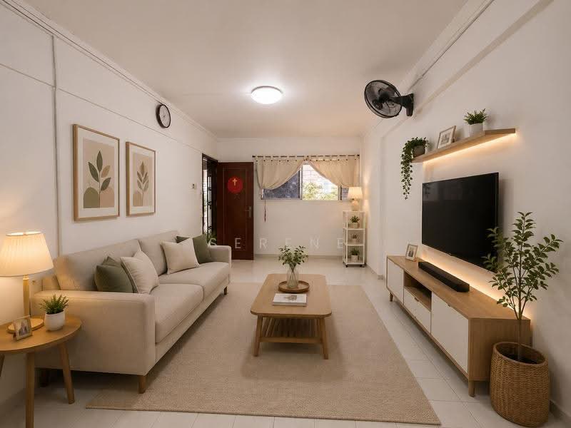 269 Tampines Street 21, 269 Tampines Street 21, Pasir Ris / Tampines, 2 Bedrooms, 807 sqft, HDB Flat For Sale, by Serene Chua, 500190916 - Living Room - PropertyGuru.com.sg