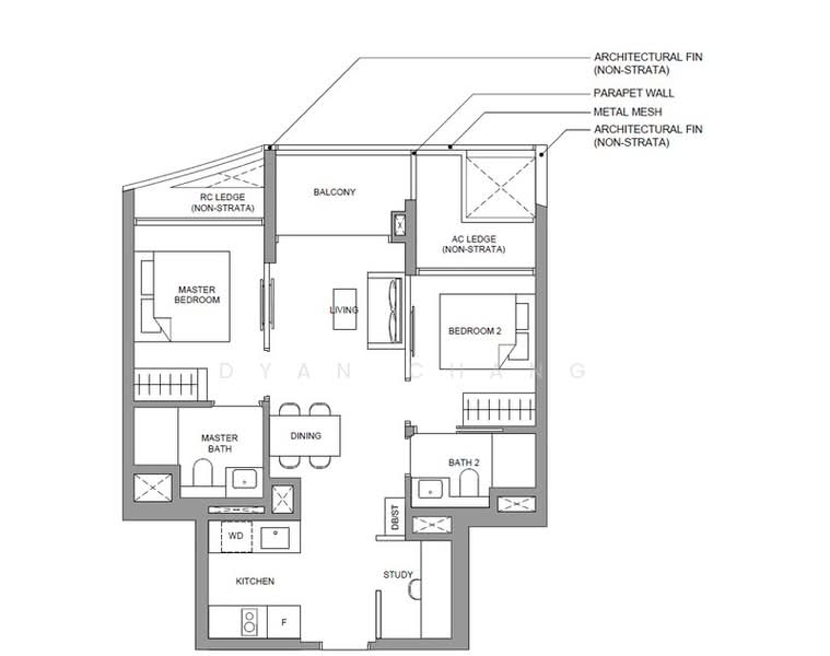 River Green, 11 River Valley Road, 2 Bedrooms, 657 sqft, Condominium For Sale, by Dyan Chang, 500191017 - PropertyGuru.com.sg