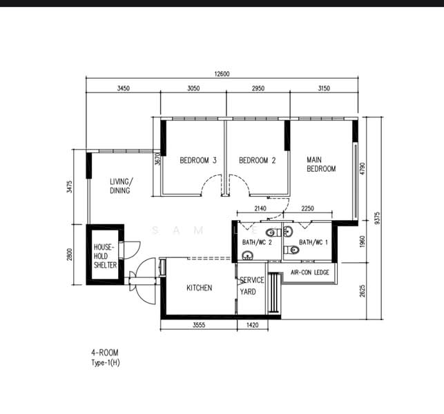 377B Hougang Street 32, 377B Hougang Street 32, 3 Bedrooms, 1,012 sqft, HDB Flat For Sale, by Sam Lek, 500191089 - PropertyGuru.com.sg