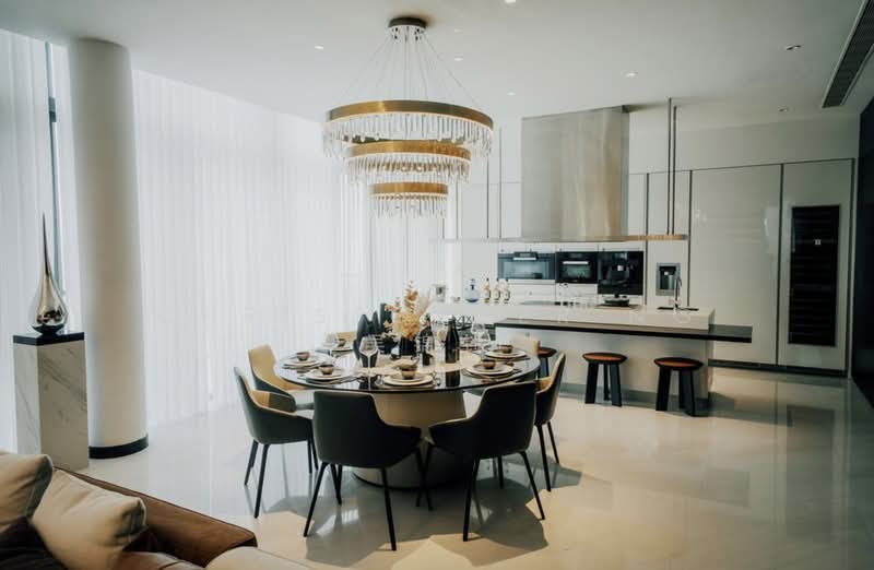 Marina One Residences, 21 Marina Way, 4 Bedrooms, 7,459 sqft, Condominium For Sale, by Christopher Ng 吴锦钊, 500191096 - Dining Room - PropertyGuru.com.sg