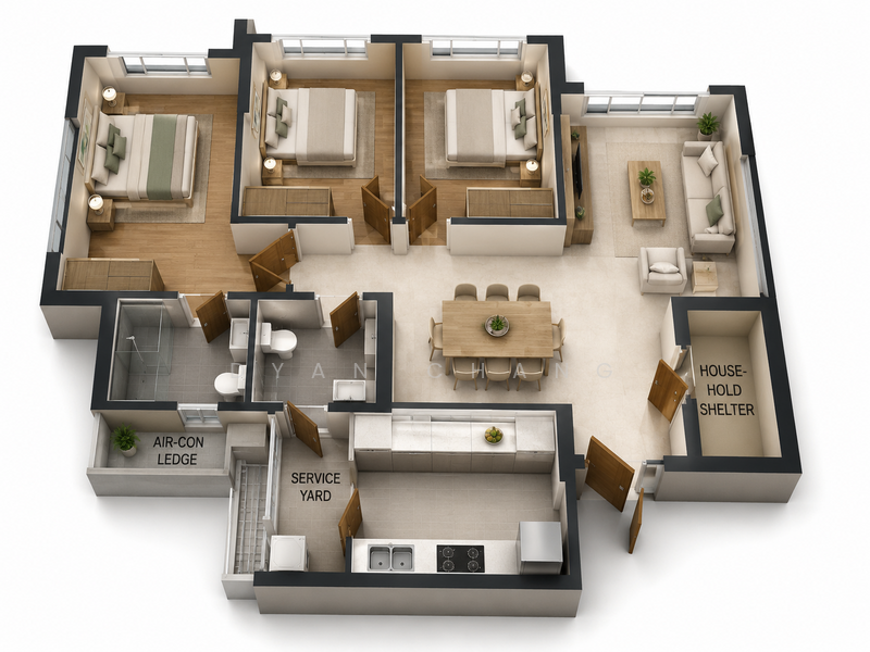 874C Tampines Street 85, 874C Tampines Street 85, 3 Bedrooms, 1,001 sqft, HDB Flat For Sale, by Dyan Chang, 500191112 - PropertyGuru.com.sg