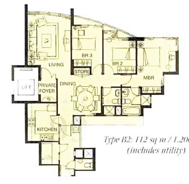 Palm Gardens, 2E Hong San Walk, 3 Bedrooms, 1,206 sqft, Condominium For Sale, by Gary Go, 500191143 - PropertyGuru.com.sg