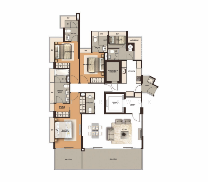 Residences @ Emerald Hill, 119 Emerald Hill Road, Orchard / River Valley, 3 Bedrooms, 1,851 sqft, Condominium For Sale, by Arthur Kwok, 500191154 - PropertyGuru.com.sg