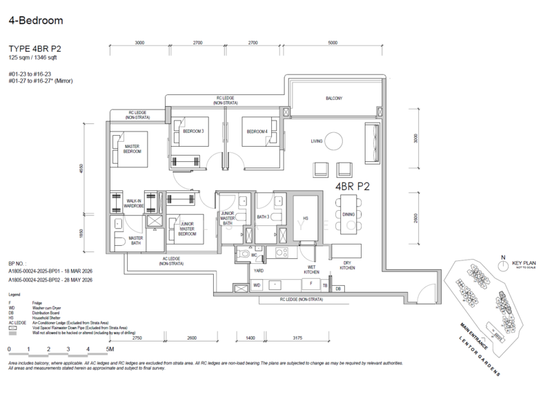 Lentor Gardens Residences 伦多花园 Near Lentor MRT, , 4 Bedrooms, 1,346 sqft, Condominium For Sale, by Elsa Yeo, 500191160 - PropertyGuru.com.sg