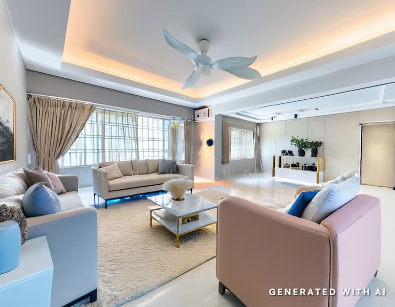 271 Bishan Street 24, 271 Bishan Street 24, 3 Bedrooms, 1,119 sqft, HDB Flat For Sale, by Lilian Huang 黄丽莲, 500191198 - Living Room - PropertyGuru.com.sg