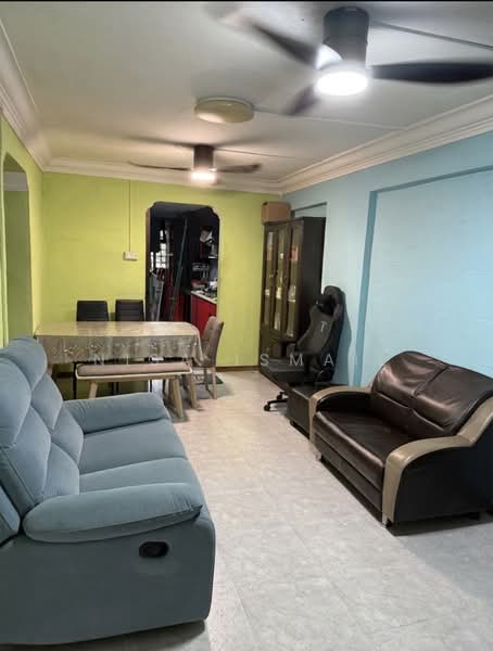 12 Marsiling Lane, 12 Marsiling Lane, 2 Bedrooms, 62 sqft, HDB Flat For Sale, by Nisa Ismail, 500191271 - Living Room - Virtually Decluttered - PropertyGuru.com.sg