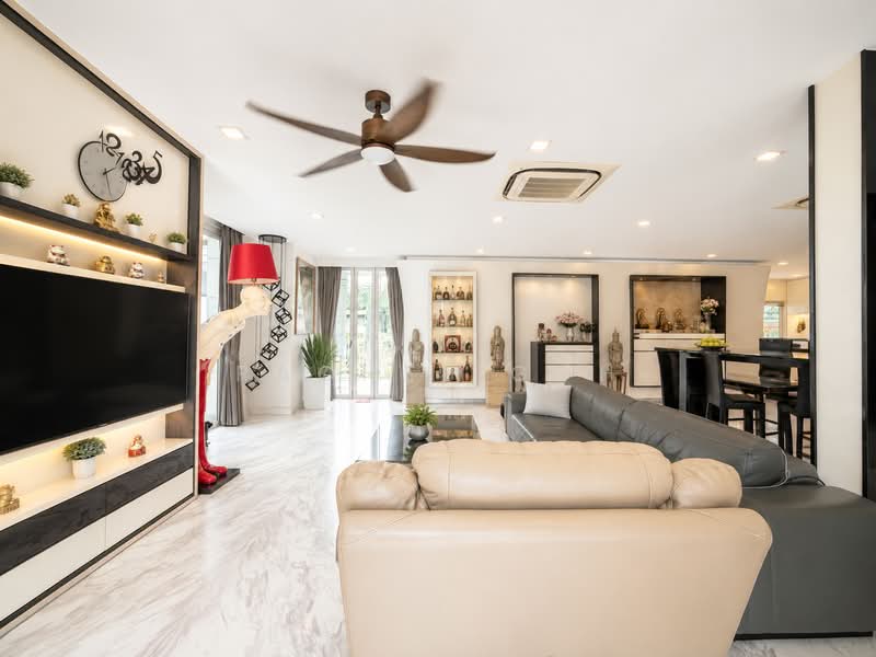 Renovated 3-Storey Semi-D Near Kovan MRT, , 7 Bedrooms, 5,300 sqft, Semi-Detached House For Sale, by Rachel Goh, 500191363 - Living Room - PropertyGuru.com.sg
