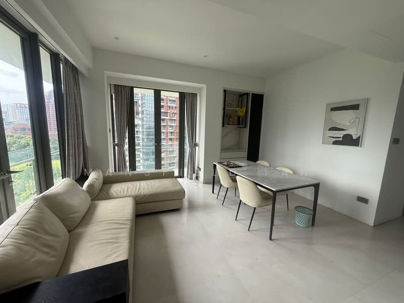 The Lumos, 9 Leonie Hill, 4 Bedrooms, 1,755 sqft, Apartment For Rent, by Mansfield Tan, 500191380 - Living Room - PropertyGuru.com.sg