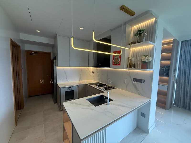 The Lumos, 9 Leonie Hill, 4 Bedrooms, 1,755 sqft, Apartment For Rent, by Mansfield Tan, 500191380 - Kitchen - PropertyGuru.com.sg