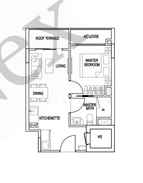 Kensington Square, 2 Jalan Lokam, 1 Bedroom, 431 sqft, Apartment For Sale, by Alvin Kwan, 500191387 - PropertyGuru.com.sg