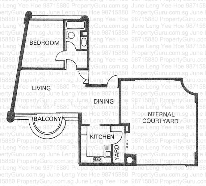 Mandarin Gardens, 5 Siglap Road, 1 Bedroom, 829 sqft, Condominium For Sale, by June Leng Yee Hoe, 500191413 - PropertyGuru.com.sg