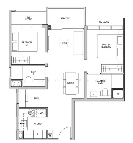 Lentor Modern, Lentor Central, 2 Bedrooms, 732 sqft, Condominium For Rent, by Victor Seah, 500191426 - PropertyGuru.com.sg