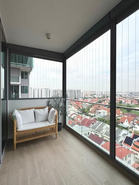 Sennett Residence, 31 Pheng Geck Avenue, 3 Bedrooms, 1,195 sqft, Condominium For Sale, by Jeanette CHOW, 500191431 - Balcony - PropertyGuru.com.sg