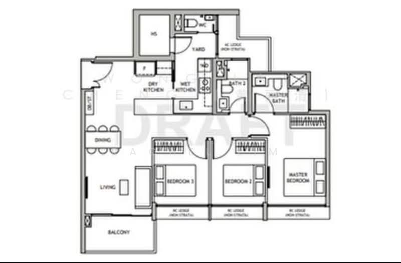 Dunearn House, 760 Dunearn Road, 3 Bedrooms, 969 sqft, Condominium For Sale, by Rachel Lim, 500191463 - PropertyGuru.com.sg