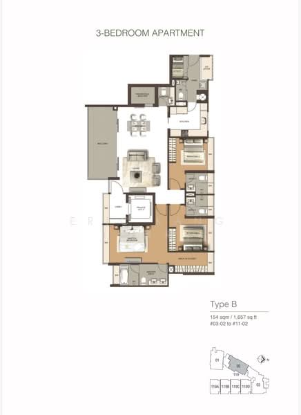 Residences @ Emerald Hill, 119 Emerald Hill Road, 3 Bedrooms, 1,657 sqft, Condominium For Sale, by Eric KANG (江瑞裕), 500191464 - PropertyGuru.com.sg