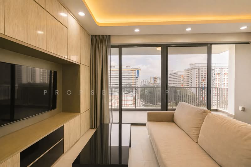 SkyPark Residences, 5 Sembawang Crescent, 3 Bedrooms, 1,141 sqft, Executive Condominium For Sale, by Gina Tow, 500191599 - Living Room - PropertyGuru.com.sg