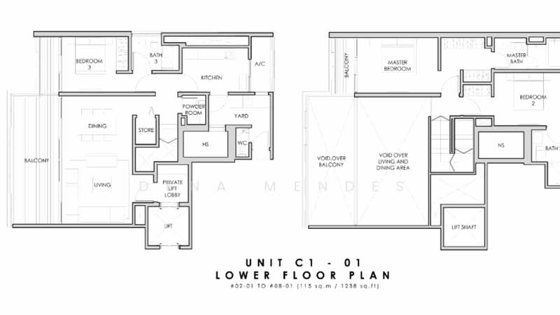Lloyd SixtyFive, 65 Lloyd Road, 3 Bedrooms, 2,422 sqft, Condominium For Rent, by Dena Mendes, 500191645 - PropertyGuru.com.sg