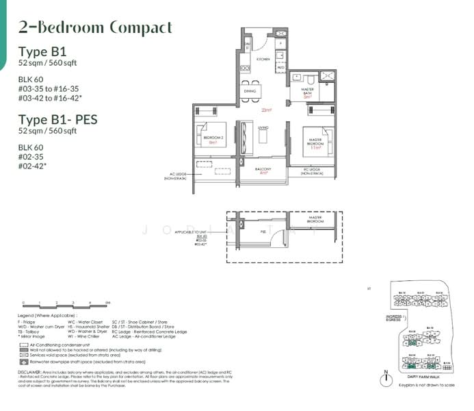 Narra Residences, , 2 Bedrooms, 560 sqft, Condominium For Sale, by Jodia Tay, 500191657 - PropertyGuru.com.sg